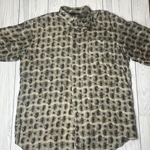 Vintage paisley silk Color Italia Shirt XL